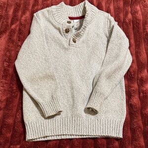 Boys Knit Sweater with Button Detail